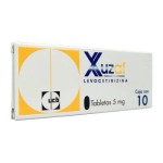 XYZAL LEVOCETIRIZINE 5GR 10TABLETS