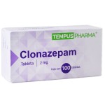 CLONAZEPAM 2MG 100TABS