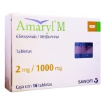AMARYL M GLIMEPIRIDE-METFORMIN 2/100MG 16TABS