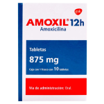 AMOXIL 12H AMOXICILLIN 875MG 10TABS
