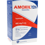 AMOXIL 12H ORAL SUSPENSION AMOXICILLIN 400MG/5ML 50ML