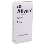 ATIVAN LORAZEPAM 1MG 80TABS
