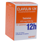 CLAVULIN 12H AMOXICILLIN-POTASSIUM CLAVULANATE 875/125MG 10TABS