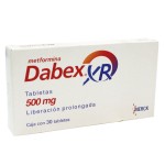DABEX XR METFORMIN 500MG 30TABS ER