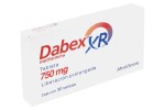 DABEX XR METFORMIN 750MG 30TABS ER