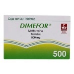 DIMEFOR METFORMIN 500MG 30TABS