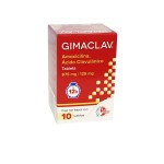 GIMACLAV AMOXICILLIN-POTASSIUM CLAVULANATE 875/125MG 10 TABS