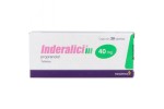 INDERAL PROPRANOLOL 40MG 30TABS