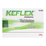 KEFLEX CEPHALEXIN 500MG 21TABS