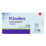 KLODEX CLONAZEPAM 2MG 30TABS