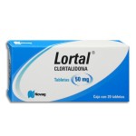 LORTAL CHLORTALIDONE 50MG 20TABS