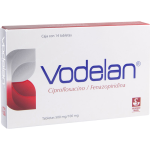 VODELAN CIPROFLOXACIN-PHENAZOPYRIDINE 500/100MG 14TABS