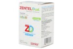 ZENTEL DUAL JR ORAL SUSPENSION ALBENDAZOLE-QUINFAMIDE 400/200MG 20ML SINGLE DOSE BANANA FLAVOR