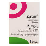 ZYTER OPHTALMIC SOLUTION AZITHROMYCIN 15MG/G 1 CARTON 6BLISTERS