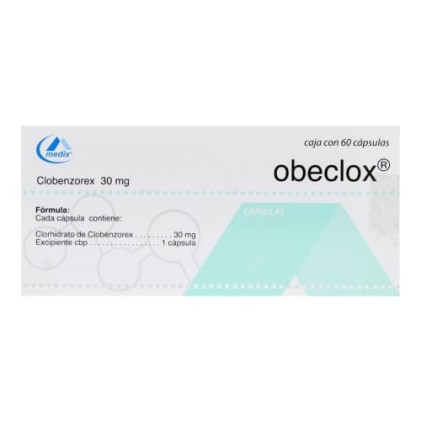 OBECLOX CLOBENZOREX 30MG 60CAPS