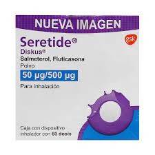 ADVAIR DISKUS SALMETEROL-FLUTICASONE 50/500MCG 60 DOSES