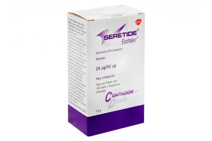 ADVAIR HFA INHALER SALMETEROL-FLUTICASONE 25/50MCG 120 DOSES