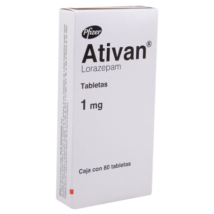 ATIVAN LORAZEPAM 1MG 80TABS