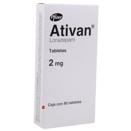 ATIVAN LORAZEPAM 2MG 80TABS