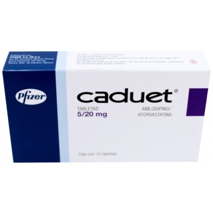 CADUET AMLODIPINE-ARTOVASTATIN 5/40MG 20TABS