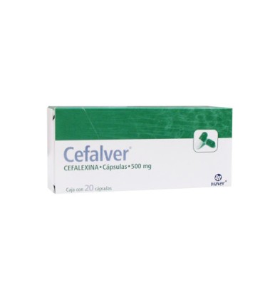 CEFALVER CEPHALEXIN 500MG 20CAPS