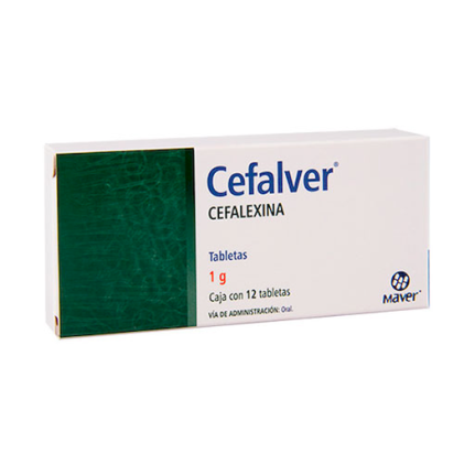 CEFALVER CEPHALEXIN 1GR 12CAPS