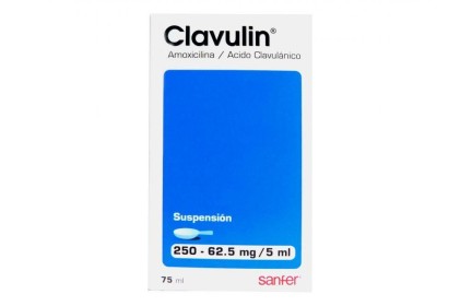 CLAVULIN JR ORAL SUSPENSION AMOXICILLIN-POTASSIUM CLAVULANATE 250/62.5MG/5ML 75ML