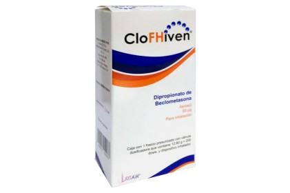 CLOFHIVEN AEROSOL BECLOMETHASONE 250MCG 200 DOSES