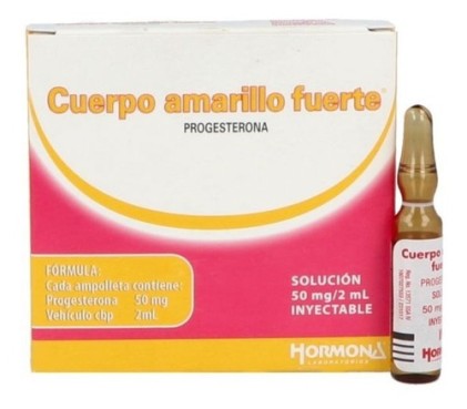CUERPO AMARILLO FUERTE 50MG/2ML 6AMPOULES