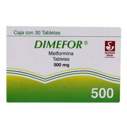 DIMEFOR METFORMIN 500MG 30TABS