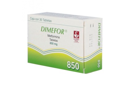 DIMEFOR METFORMIN 850MG 30TABS