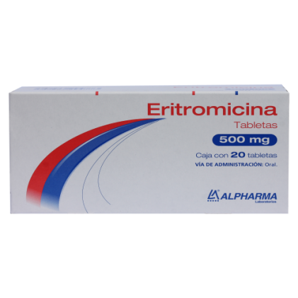 ERYTHROMYCIN 500MG 20TABS