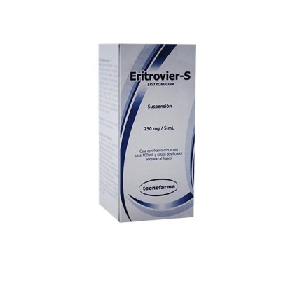 ERITROVIER-S ORAL SUSPENSION ERYTHROMYCIN 250MG/5ML 100ML