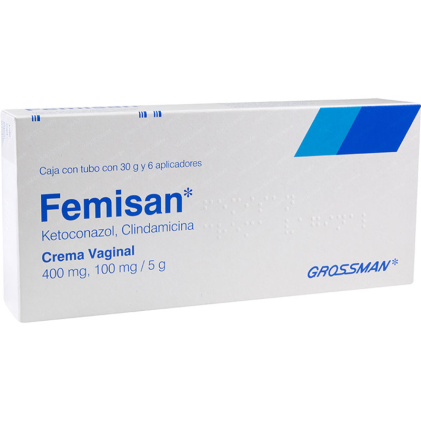 FEMISAN CREAM KETOCONAZOLE-CLINDAMICYN 400/100MG/5GR 30GR 6APPLICATORS
