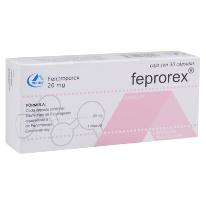 FEPROREX FENPROPOREX 20MG 30CAPS XR