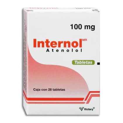 INTERNOL ATENOLOL 100MG 28TABS