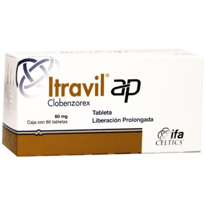 ITRAVIL AP CLOBENZOREX 60MG 60TABS