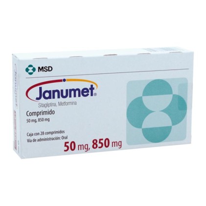 JANUMET METFORMIN-SITAGLIPTIN 50/850MG 28TABS