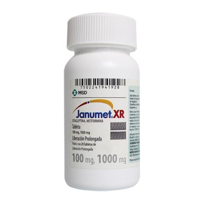 JANUMET XR METFORMIN-SITAGLIPTIN 100/1000MG 28TABS