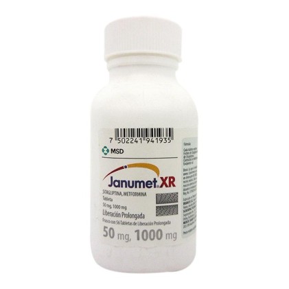 JANUMET XR METFORMIN-SITAGLIPTIN 50/1000MG 56TABS