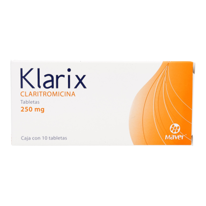 KLARIX CLARITHROMYCIN 250MG 10TABS