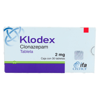 KLODEX CLONAZEPAM 2MG 30TABS