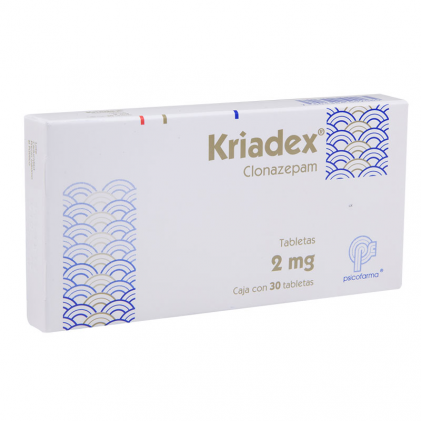 KRIADEX CLONAZEPAM 2MG 30TABS - ANXIETY & DEPRESSION - Https ...