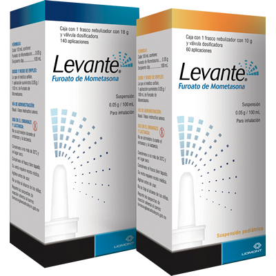 LEVANTE NASAL SPRAY PEDIATRIC MOMETASONE 0.05GR/100ML 10GR 60DOSES