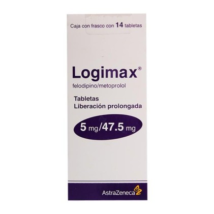 LOGIMAX XR FELODIPINE-METOPROLOL 5/47.5MG 14TABS