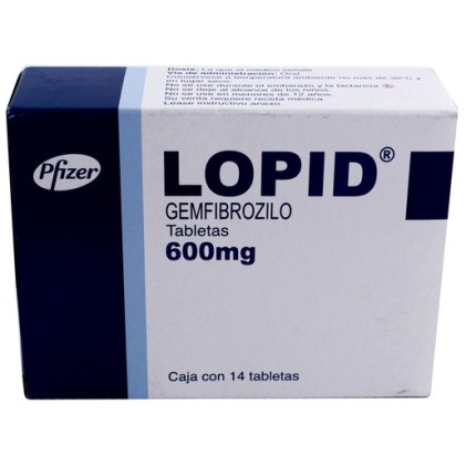 LOPID GEMFIBROZIL 600MG 14TABS