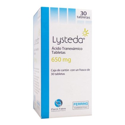 LYSTEDA TRANEXAMIC ACID 650MG 30TABS