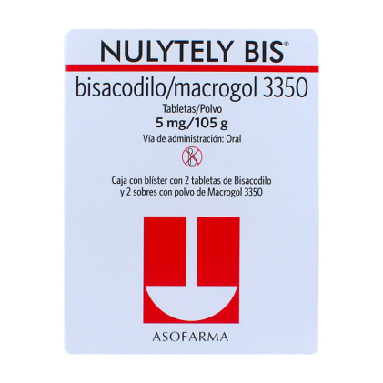 MOVIPRENT BIS BISACODYL-POLIETHYLENE GLYCOL 5/105MG