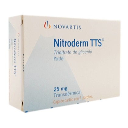 NITRO-DUR NITROGLYCERIN 25MG/24HR TRANSDERMAL DELIVERY SYSTEM 7PATCHS