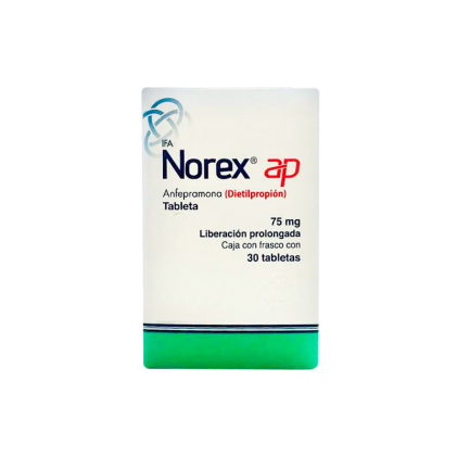 NOREX AP AMPHEPRAMONE 75MG 30TABS XR